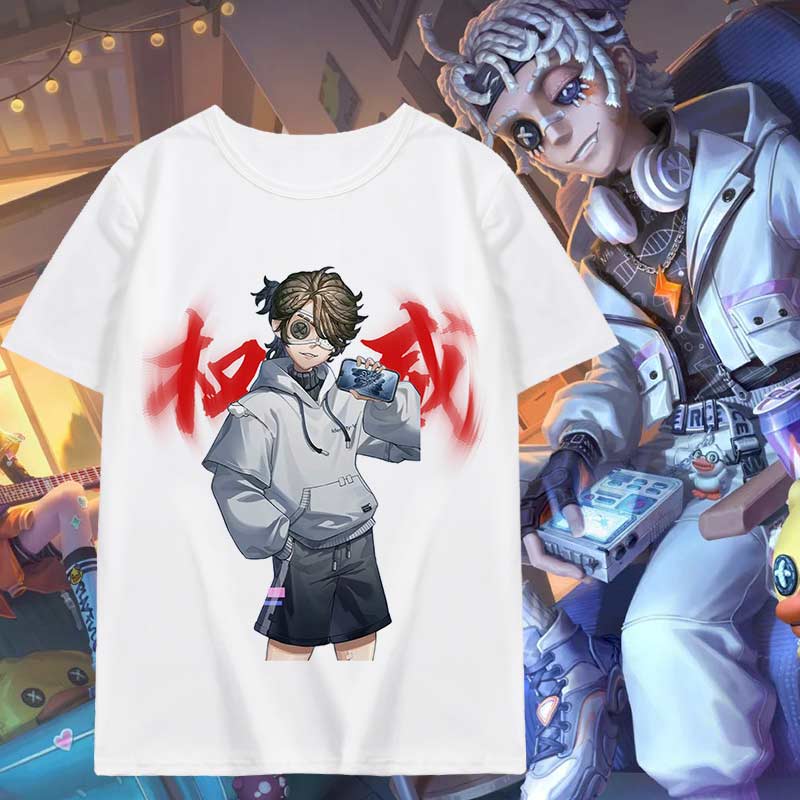 第五人格卢卡T恤动漫cos囚徒表情包周边夏季短袖上衣男女大码衣服