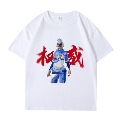 2025夏季爆款权威忘本网红和平同款精英装扮游戏男女短袖宽松上衣