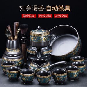 高档功夫茶杯懒人茶具套装办公室半全自动泡茶具整套茶壶陶瓷神器