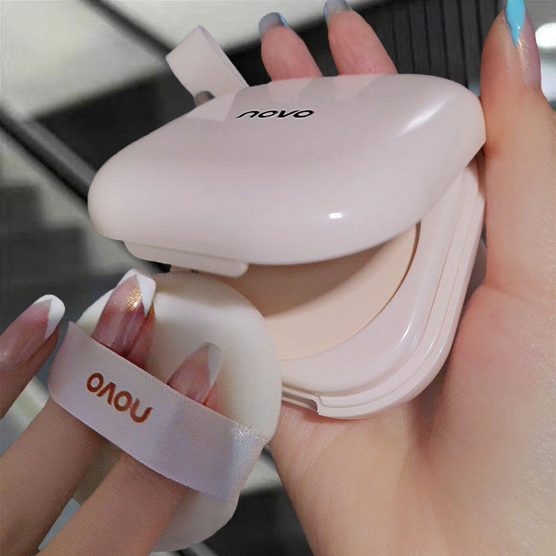 novo正品粉饼定妆控油持久遮瑕不脱妆保湿干皮磨皮补妆蜜粉饼散粉