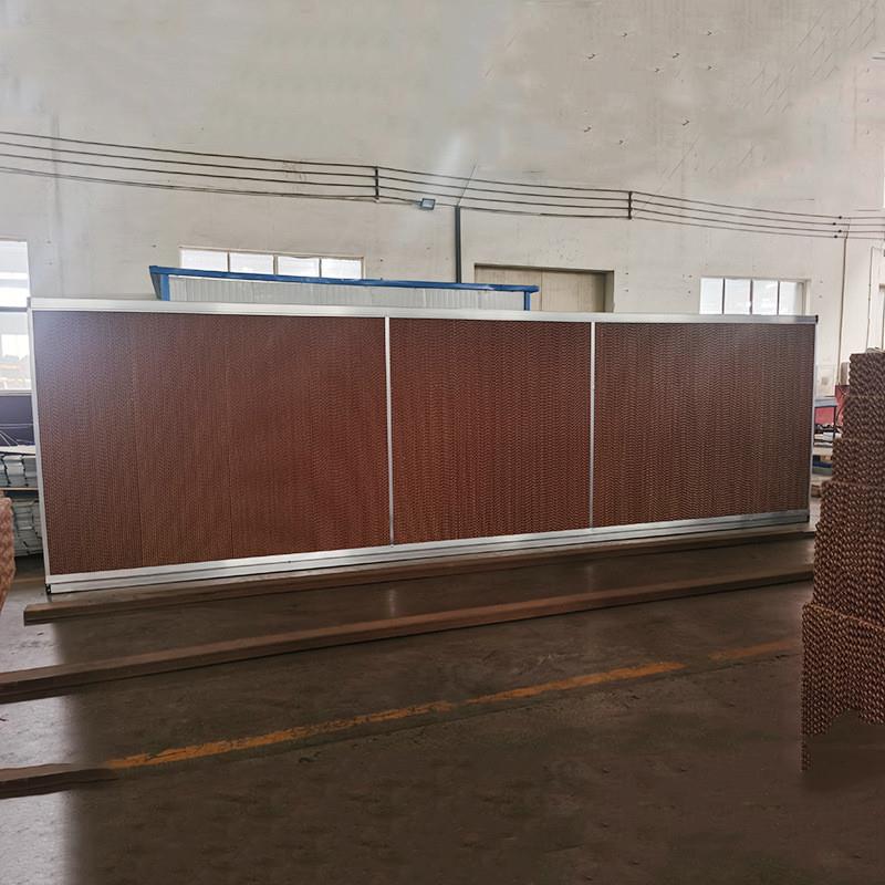 水帘风机湿帘纸镀锌板铝合金不锈钢水帘工厂大棚养殖降温厂家直销