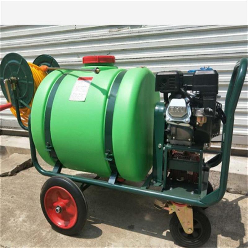 手推式汽油打药车 园林推车式打药机 自走打药车