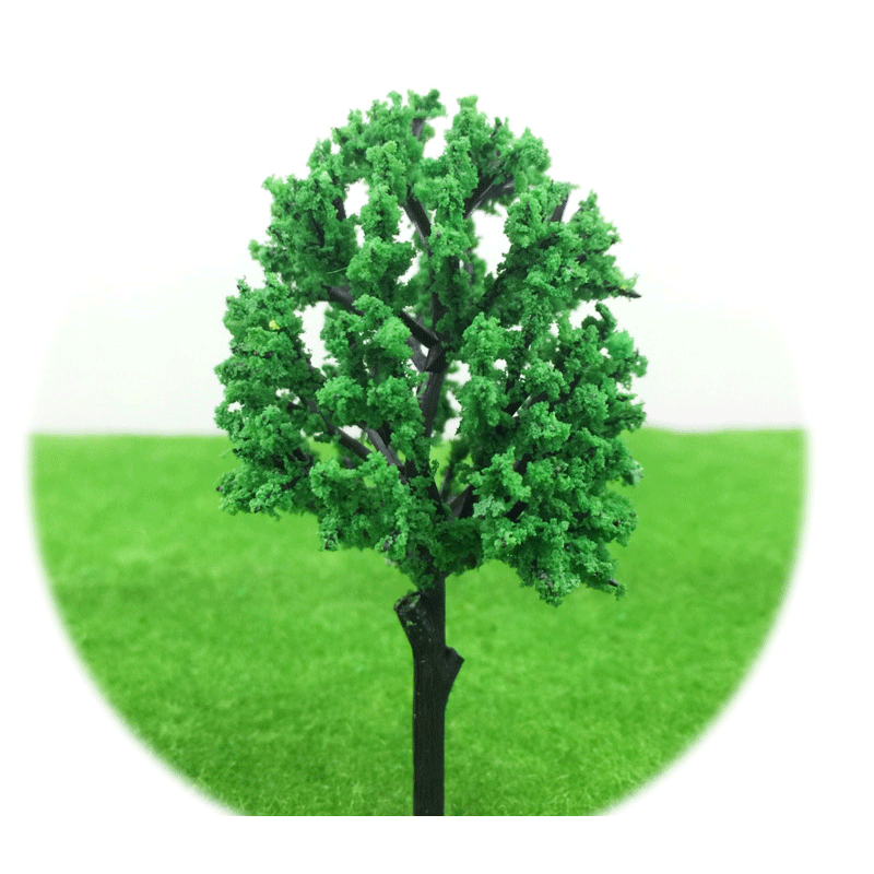 沙盘建筑模型材料场景制作材料DIY模型树塑胶成品树树干梧桐树