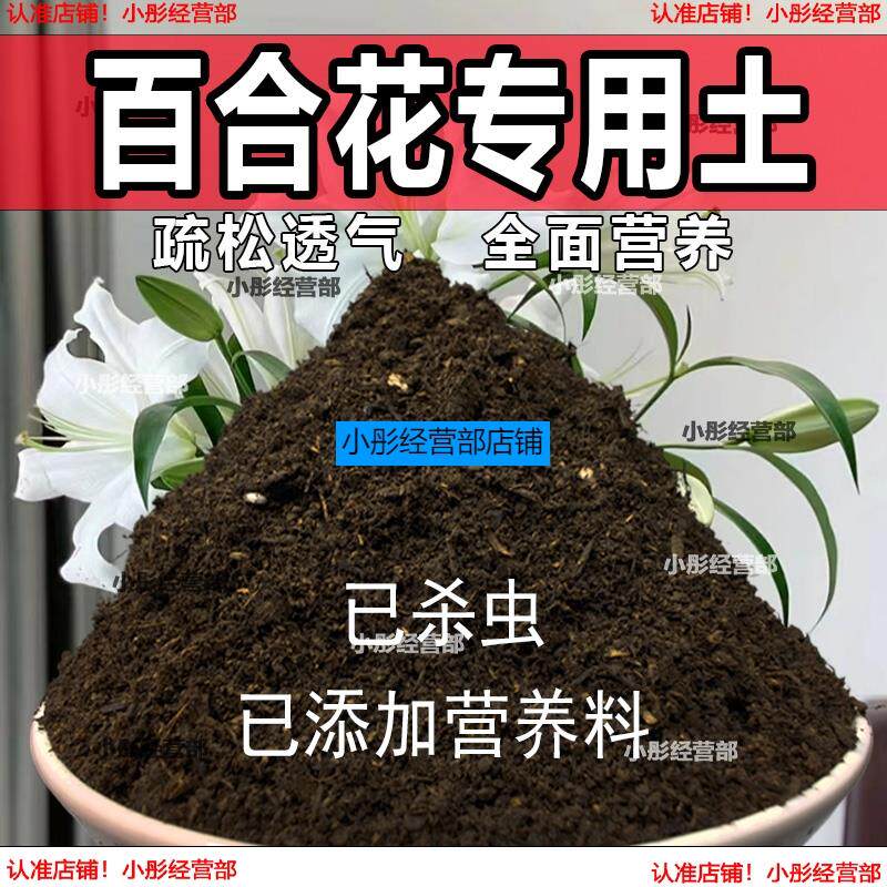 土香水百合花专用营养土营养庭院土壤用品阳台花园养花肥料植物土