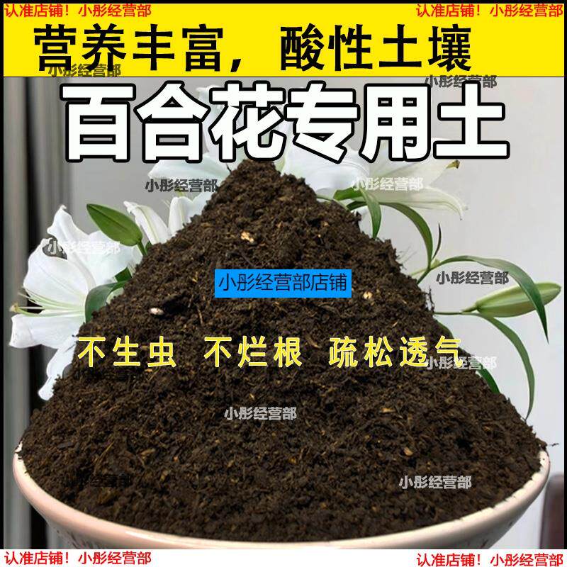 土香水百合花专用营养土营养庭院土壤用品阳台花园养花肥料植物土