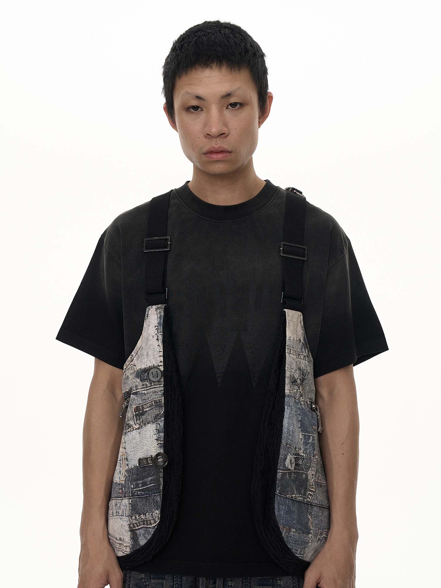 EK双面穿男女两用背包马甲