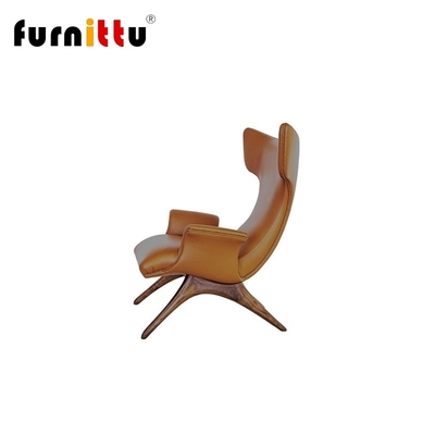 furnittu北欧实木 设计师家具 ondine armchair样板房客厅沙发椅