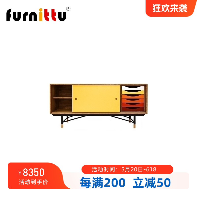 furnittu创意设计师家具 color theory sideboard色彩理论餐边柜 住宅家具 餐边柜 原图主图