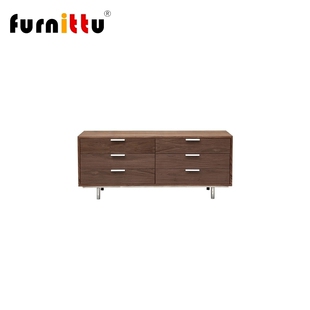 furnittu北欧实木 florence retro dresser/储物落地柜 电视柜