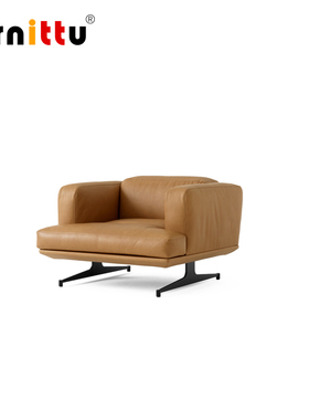 furnittu设计师家具意式极简样板间休闲单人Inland AV21沙发椅