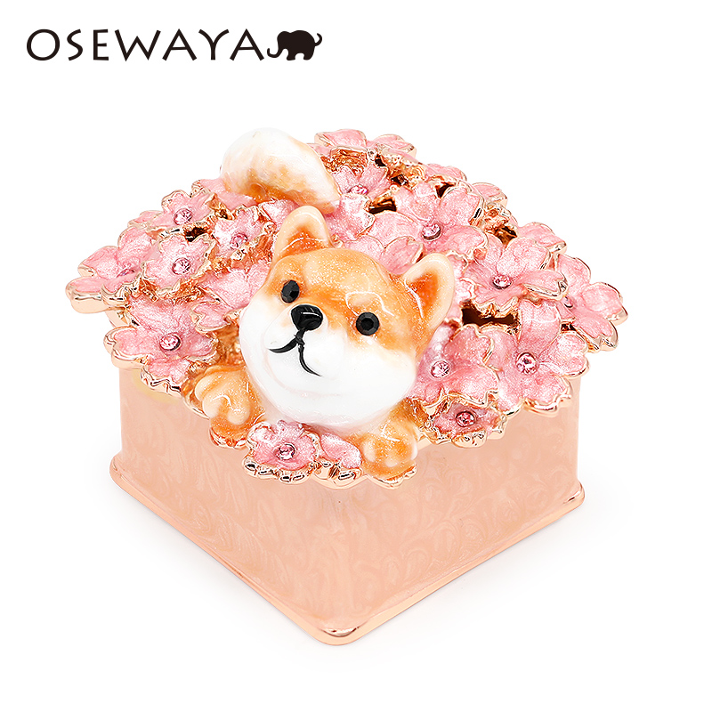 osewaya首饰盒樱花戒指盒礼物