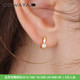 OSEWAYA耳夹无耳洞女小巧淑女气质日系简约耳环镶嵌水钻时尚 耳饰