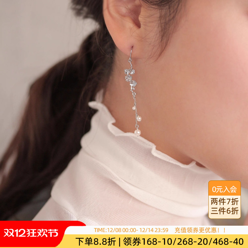 耳环樱花OSEWAYA气质款耳饰