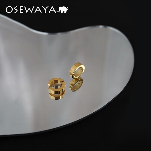 OSEWAYA无性别无耳洞耳夹不锈钢