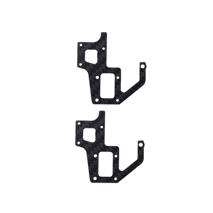 OMPHOBBY M2 EXP 듀얼 브러시리스 모터 3D 헬리콥터 동체 탄소 섬유 플레이트 세트 OSHM2086