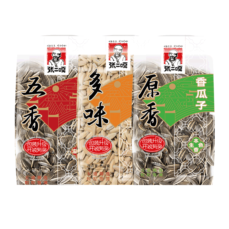 张二嘎120g葵花籽坚果原香瓜子