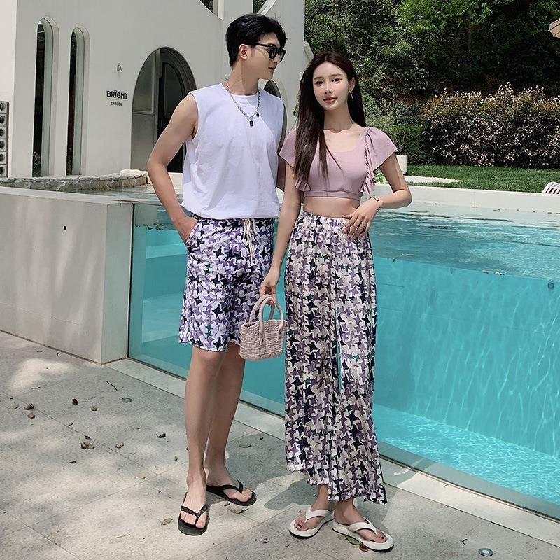情侣泳衣女三件套分体裙式比基尼遮肚显瘦度假性感聚拢仙女范泳衣