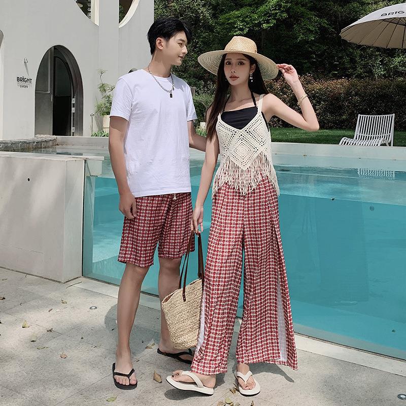 情侣泳衣女三件套分体裙式比基尼遮肚显瘦度假性感聚拢仙女范泳衣