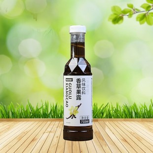 博多家园香草香蜜奶茶店烘焙专用香草果露汁气泡水浓缩调味糖浆