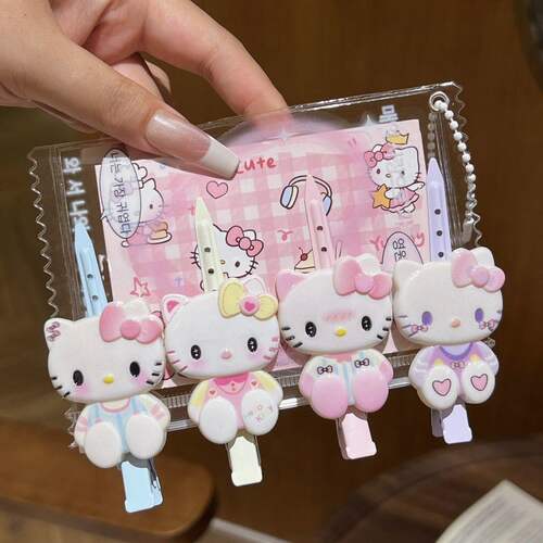 日系软萌猫立体尖嘴夹