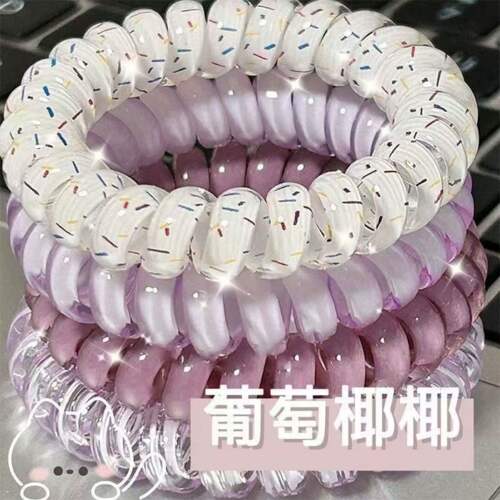 维宗清新波点电话线发圈耐用