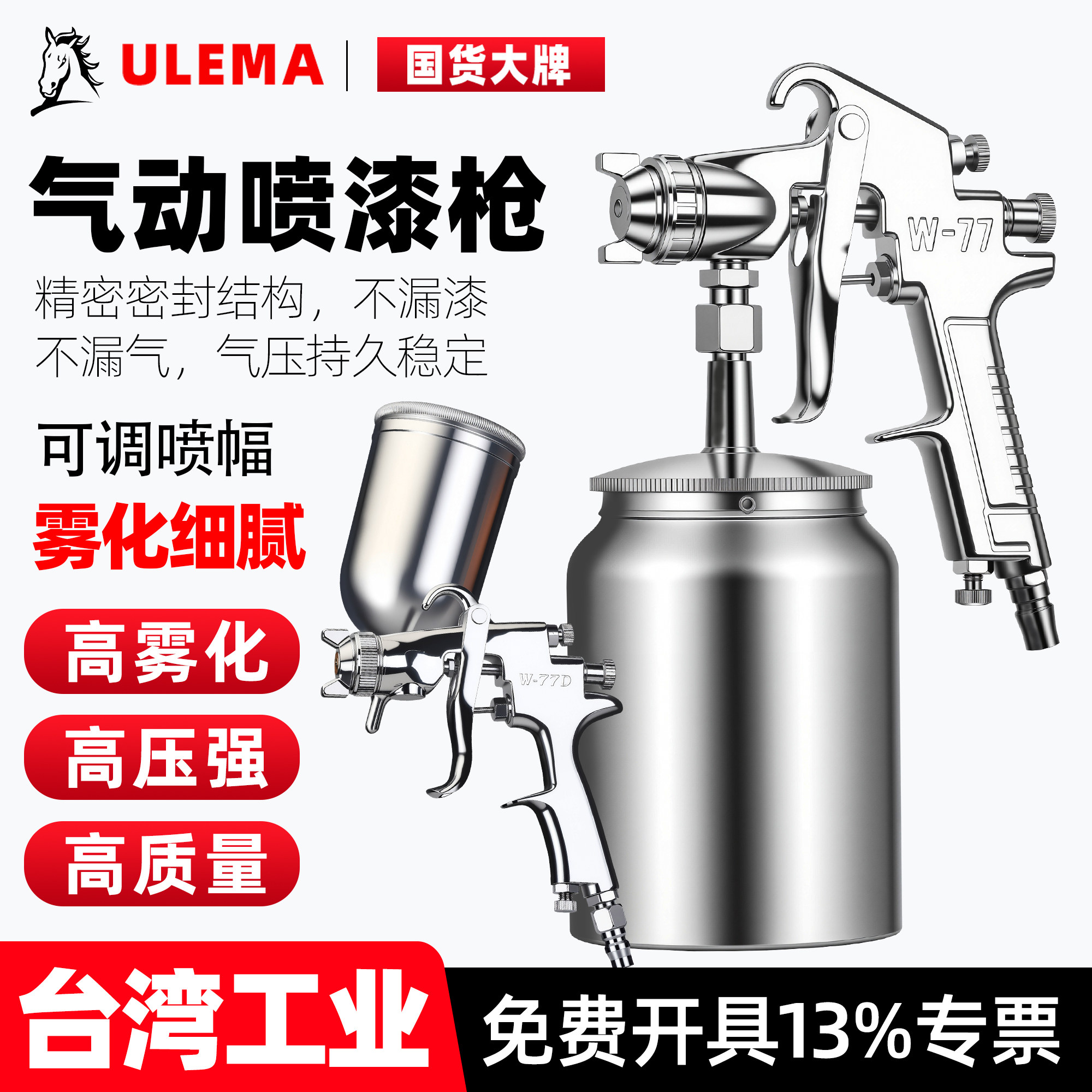 气动喷漆枪涂料喷涂木工家具汽车图片