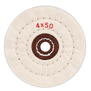 4寸绒布轮棉布轮镜面抛光轮珍珠布轮白布轮抛光轮100mm型角磨机用