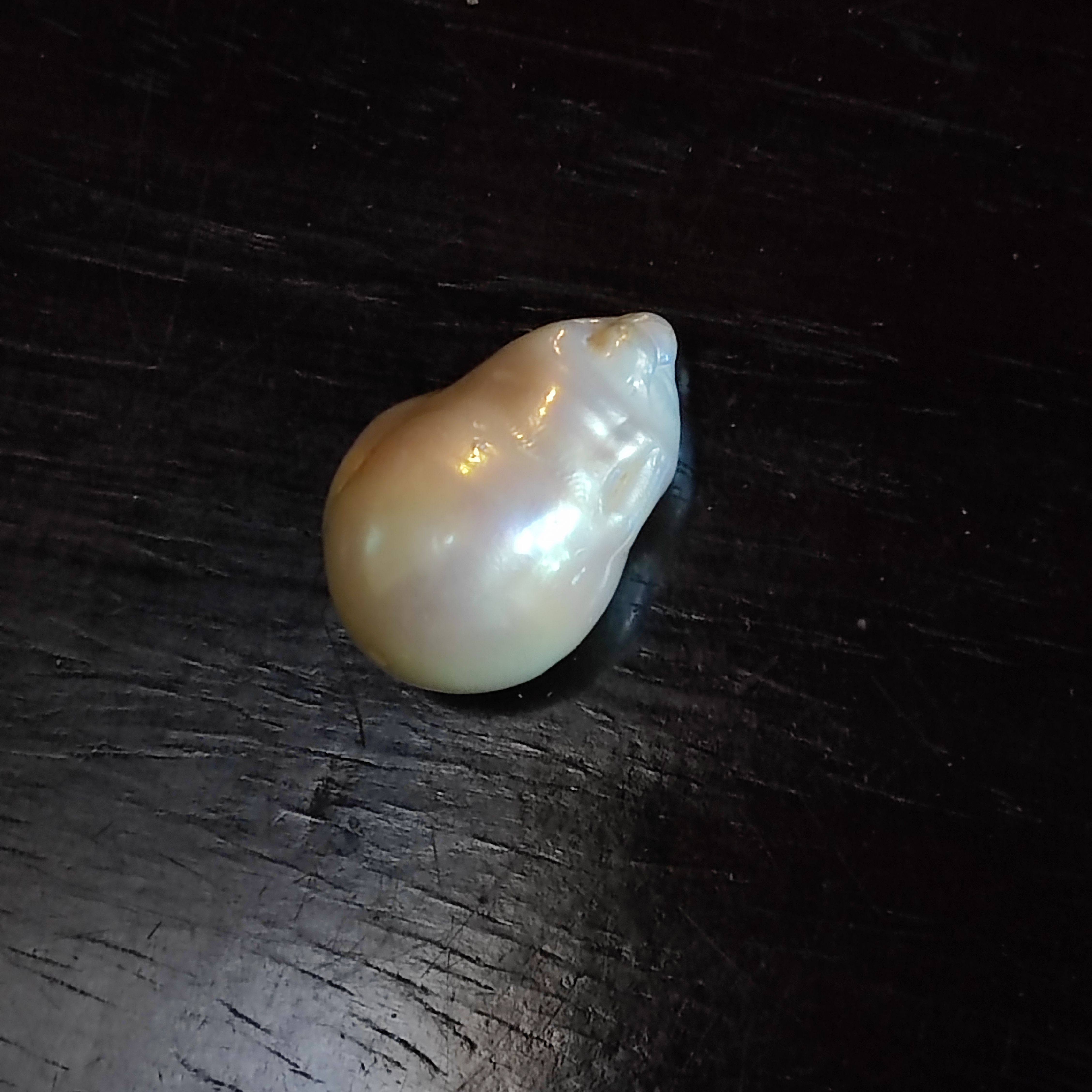 天然老珍珠项链异形裸珠吊坠耳钉戒指手链项链DIY配件