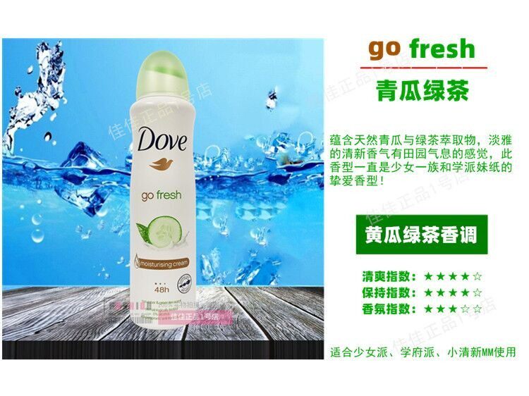Dove Green Tea Antiperspirant Spray