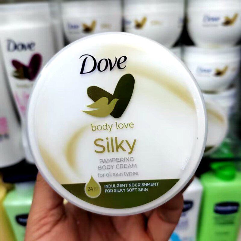 进口dove多芬滋润身体乳大白碗300ml 补水保湿嫩白去鸡皮肤润肤露