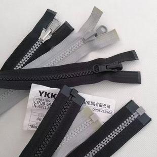 YKK单头5号树脂黑色双面拉锁夹克外套双面穿开尾门禁拉链服装 百搭