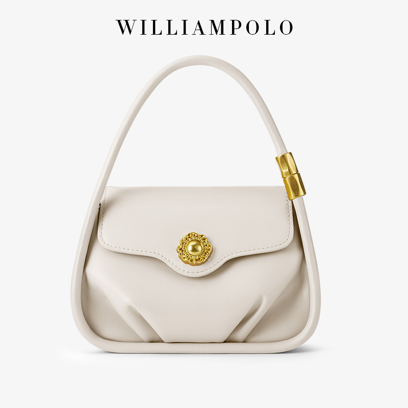 williampolo真皮2021女斜挎包