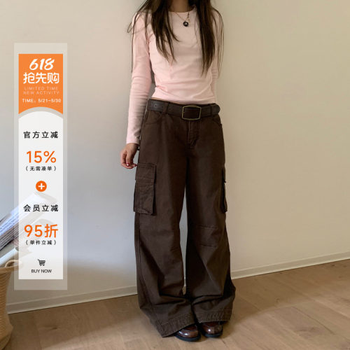 橘子树在哪儿美式复古工装裤女秋