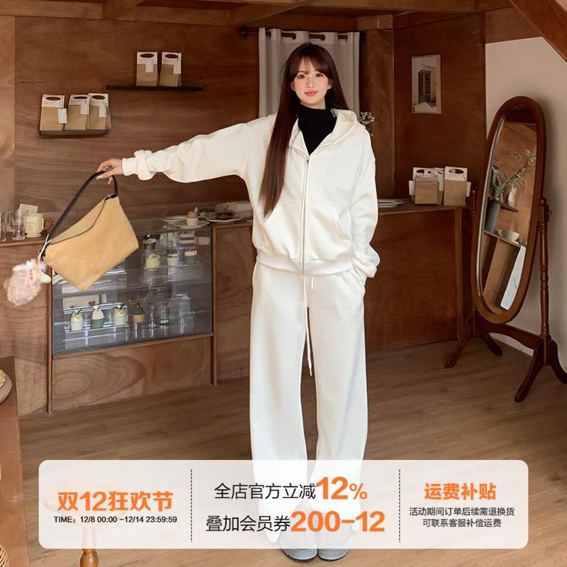 橘子树在哪儿韩系高级感加绒套装