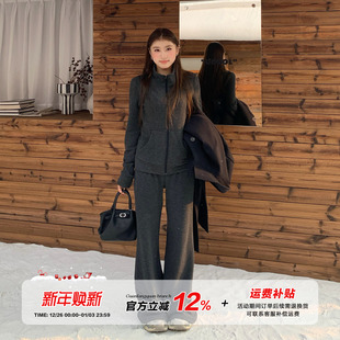 两件套 设计感显瘦百搭卫衣外套休闲裤 橘子树在哪儿韩系套装 女秋季