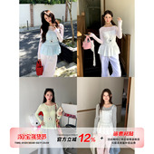 显瘦打底衫 t恤女夏薄款 清仓价 橘子树在哪儿韩系微透防晒长袖