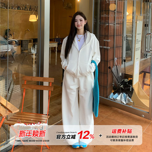 秋连帽卫衣外套休闲卫裤 橘子树在哪儿运动风套装 两件套 限时价