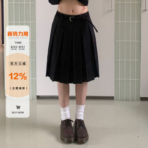 橘子树在哪儿黑色五分半身裙女春