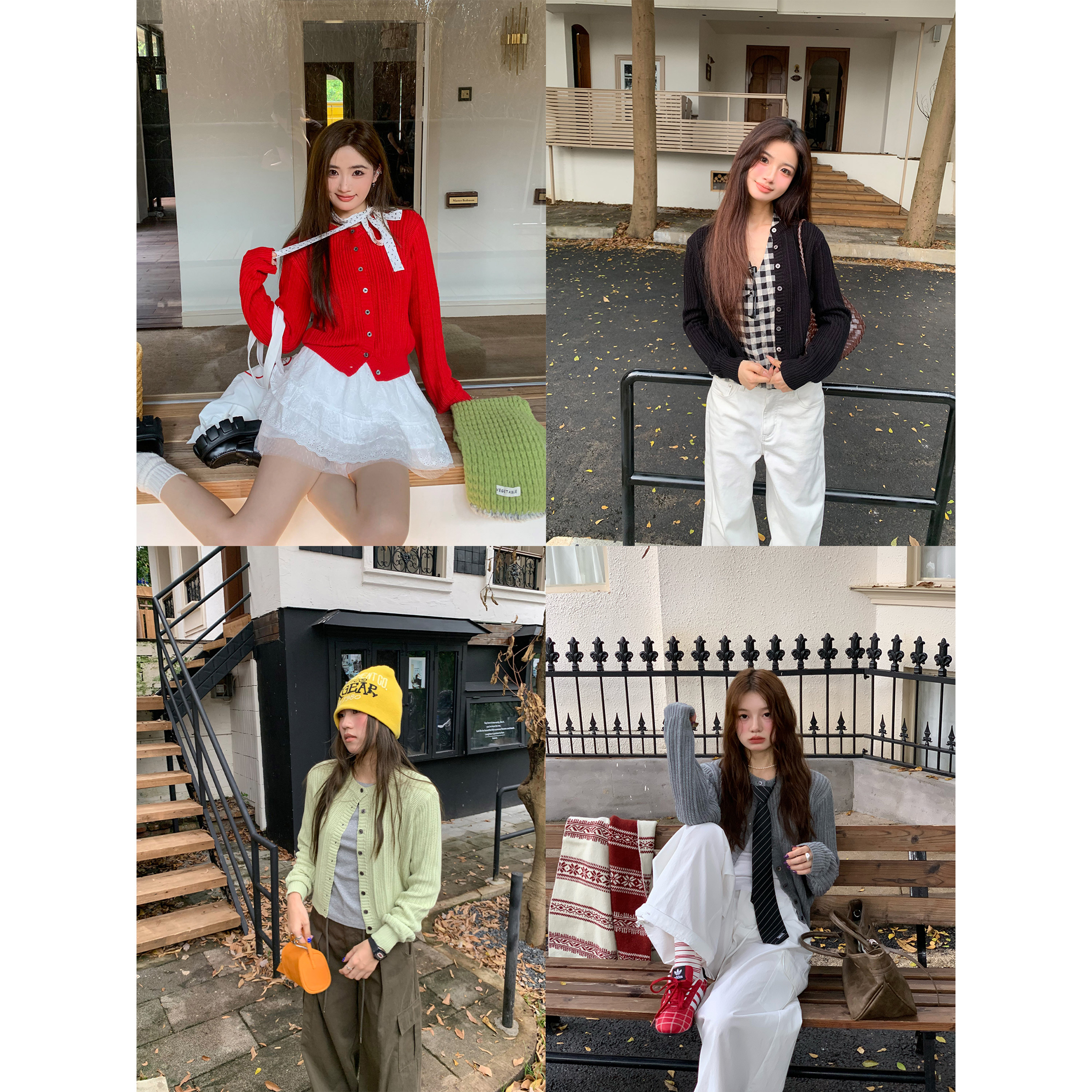 橘子树在哪儿韩系针织开衫女秋季