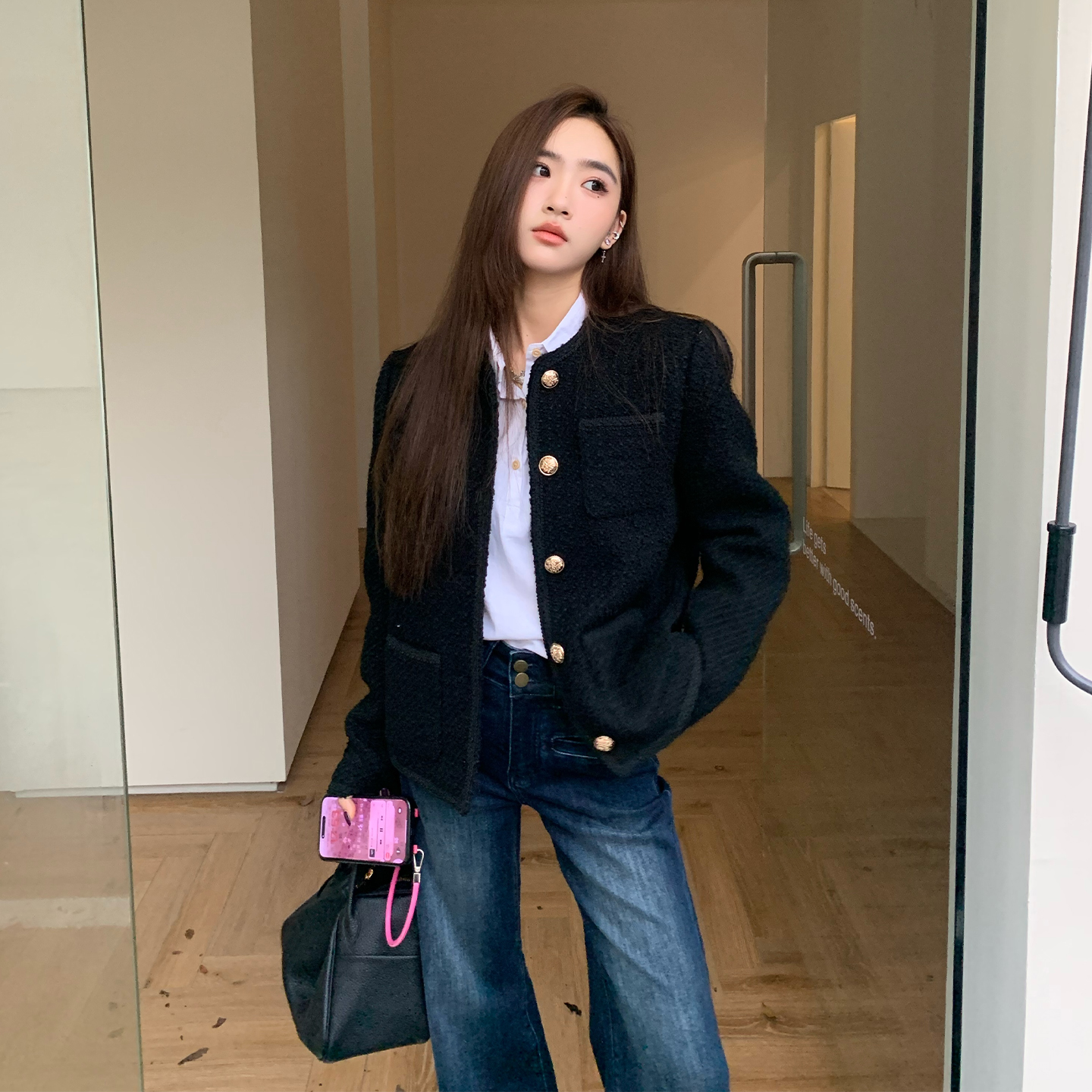 橘子树在哪儿小香风外套女秋季款