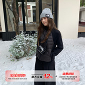 清仓价 橘子树在哪儿黑色90白鸭绒排骨羽绒服女冬轻薄保暖外套