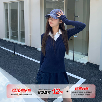 橘子树在哪儿韩系针织套装女秋季