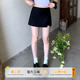 橘子树在哪儿黑色半身裙女春季 裙 韩系百搭遮肉显瘦气质包臀a字裤