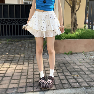 橘子樹在哪兒韓系碎花雪紡半身裙女夏季 芭蕾風(fēng)顯瘦氣質(zhì)a字蛋糕裙