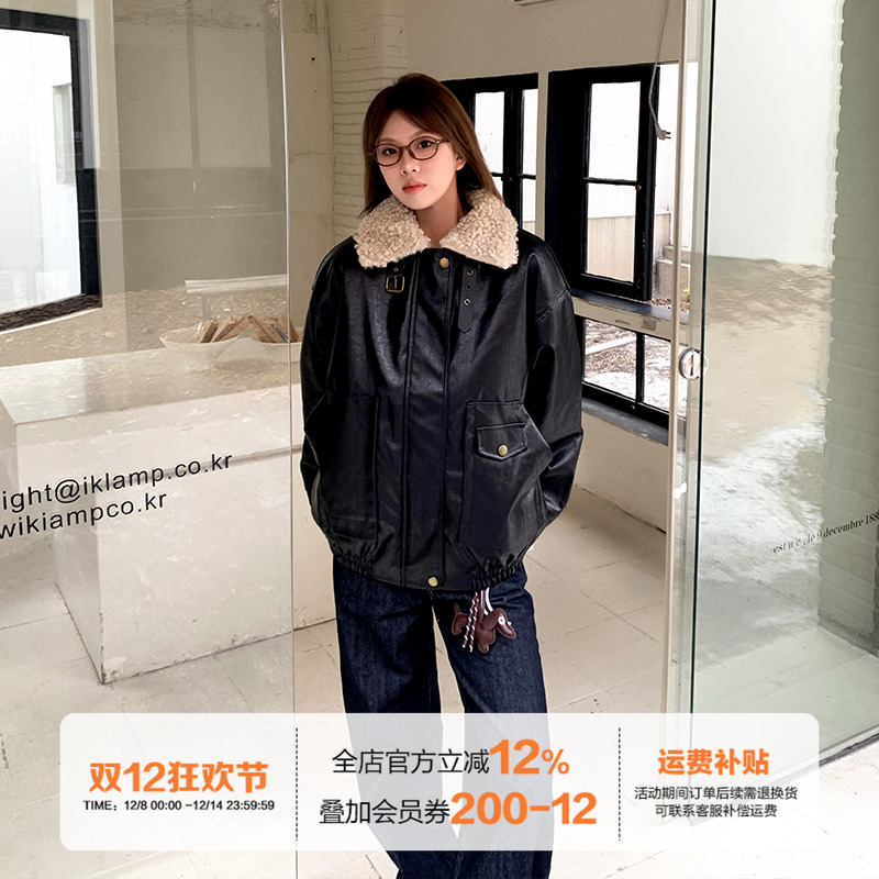 橘子树在哪儿高级感机车皮衣