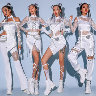 爵士演出服套装 商演团体表演服jazz练功服韩舞打歌服爵士舞蹈服女