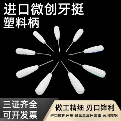 弗雷兹牙科微创牙挺不锈钢柄