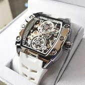 美格尔手表男高颜值镂空时尚 正品 2024新款 高级感学生全自动机械表