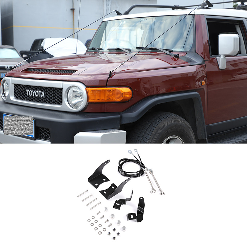 FJ酷路泽前挡钢丝绳装饰