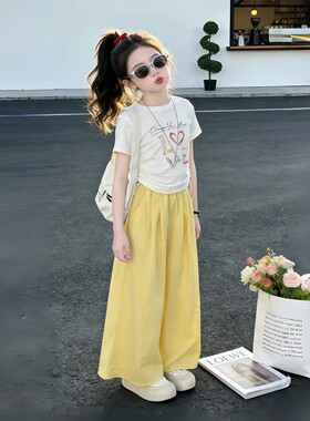 女童2026夏季洋气运动两件套